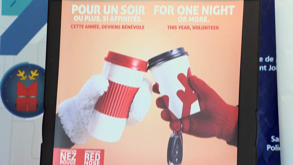 Operation Red Nose is looking for volunteers in Saint John.