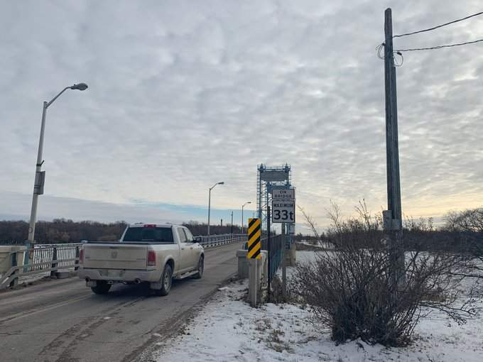 The Selkirk Bridge.