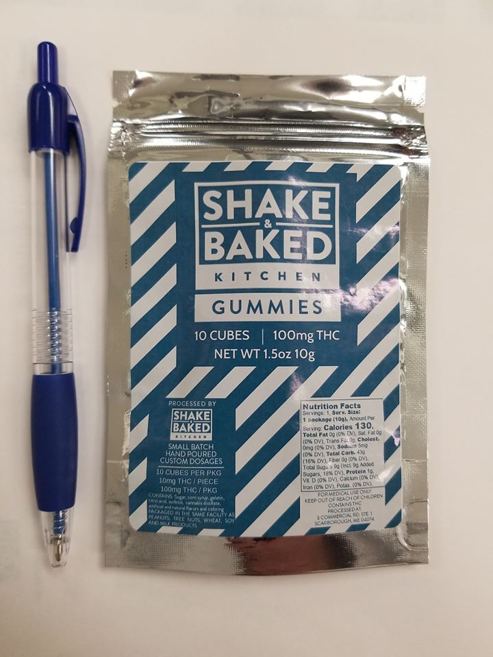 A package of THC-infused gummies was handed out in Waterford, Conn., on Oct. 31, 2019.