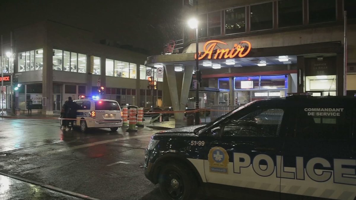 Montreal police responded to a stabbing on Wednesday night in which one person sustained non-life-threatening injuries.