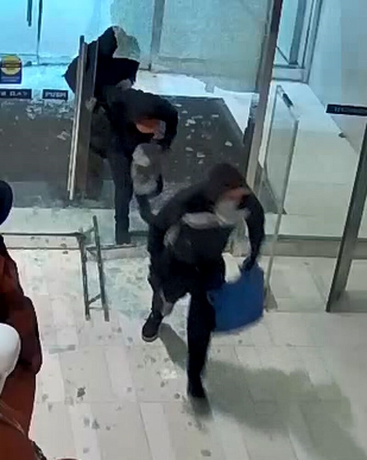 Police are looking for 4 people involved in a break and enter on Nov.