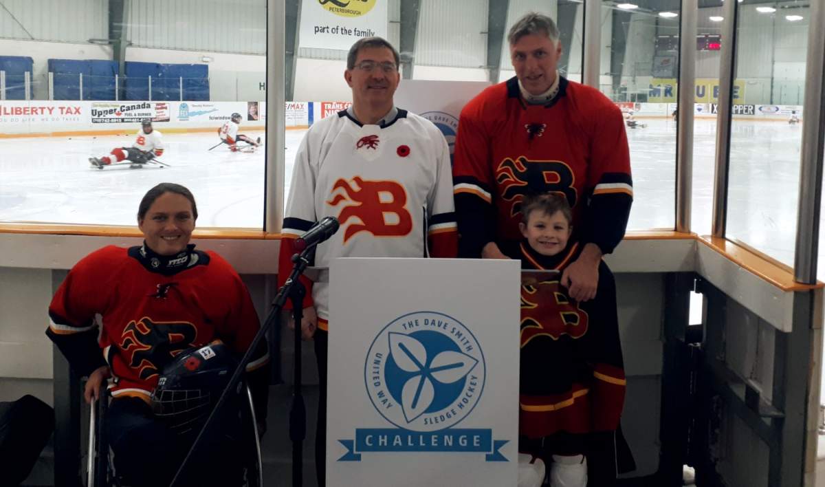 Peterborough-Kawartha MPP Dave Smith is hosting a sledge hockey challenge in support of the United Way Peterborough and District.