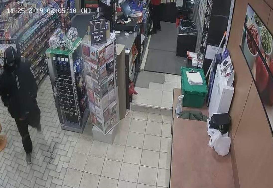 Strathroy-Caradoc police received a report of an armed robbery in Mount Brydges on Monday morning.