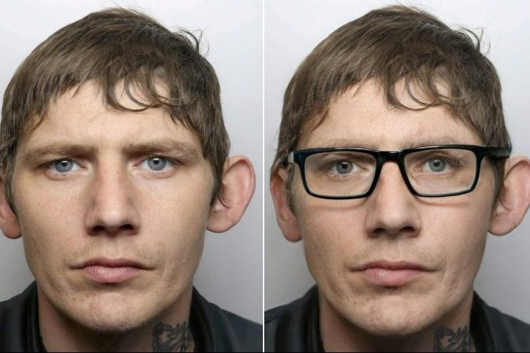 David Springthorpe is shown in this side-by-side mugshot photo.