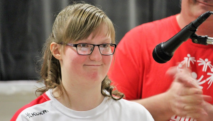Tianna Zimmerman, a swimmer from Englefeld, Sask., has been named Special Olympics Canada's Female Athlete of the Year. 