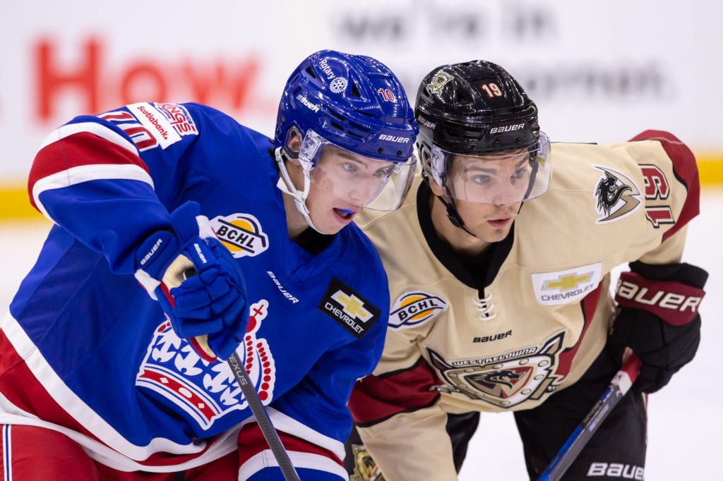 The West Kelowna Warriors face the Prince George Spruce Kings Nov. 16.