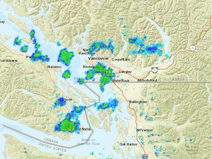 Snow falls in parts of Metro Vancouver as region braces for cold weather - image