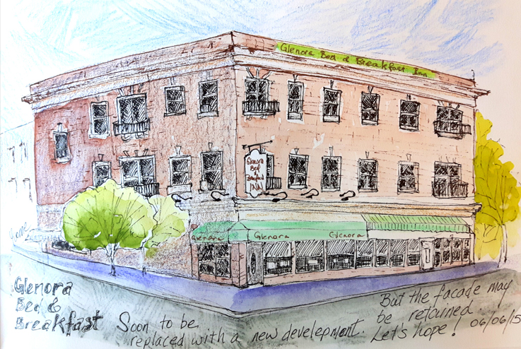 Buena Vista Building - Glenora Bed & Breakfast by Yvonne Rezek