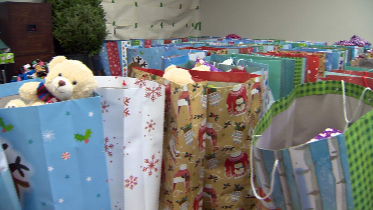 Over 200 gift bags were made up for the kids of the Joshua Group.