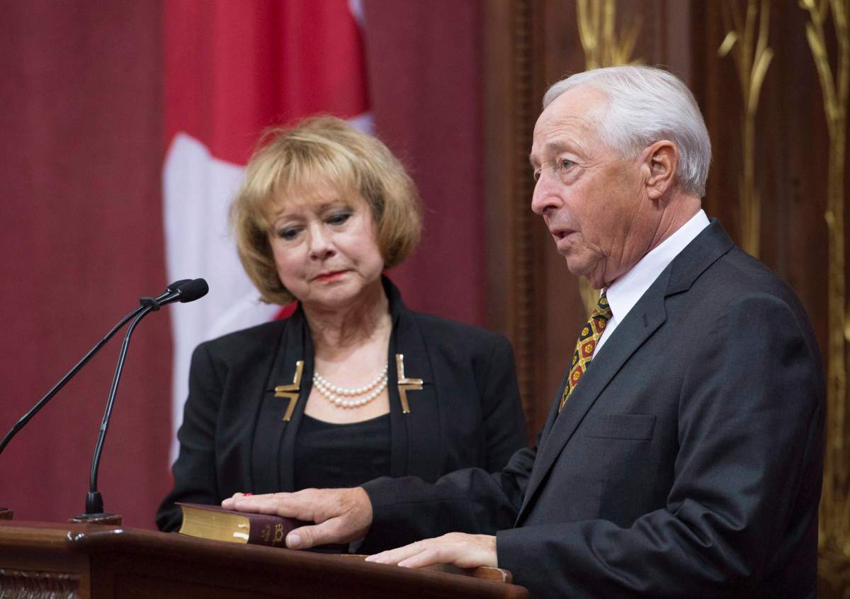 Quebec Chief Justice Nicole Duval Hesler, left, heard a legal challenge to Bill 21 in November.