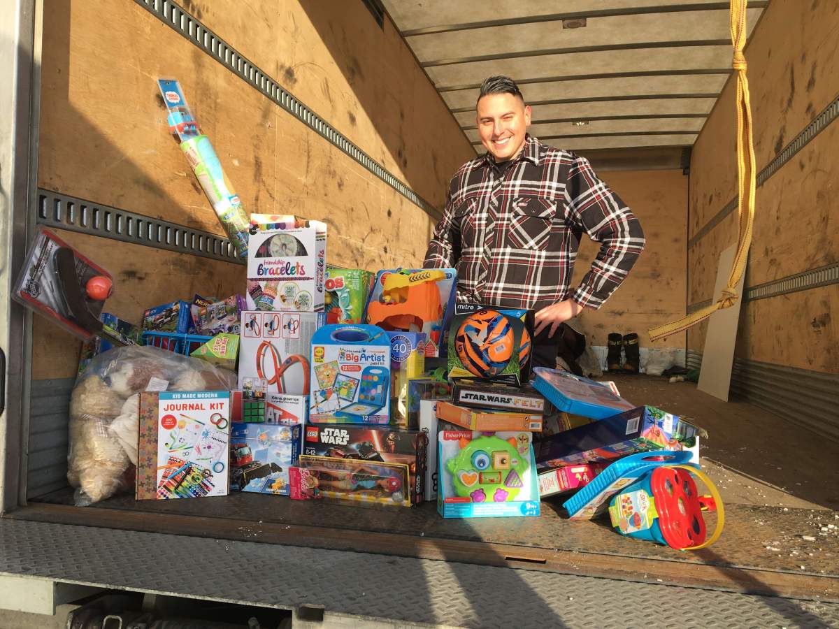 “Can Man Dan” kicks off his annual campaign in Edmonton on Thursday, Dec. 5, 2019.