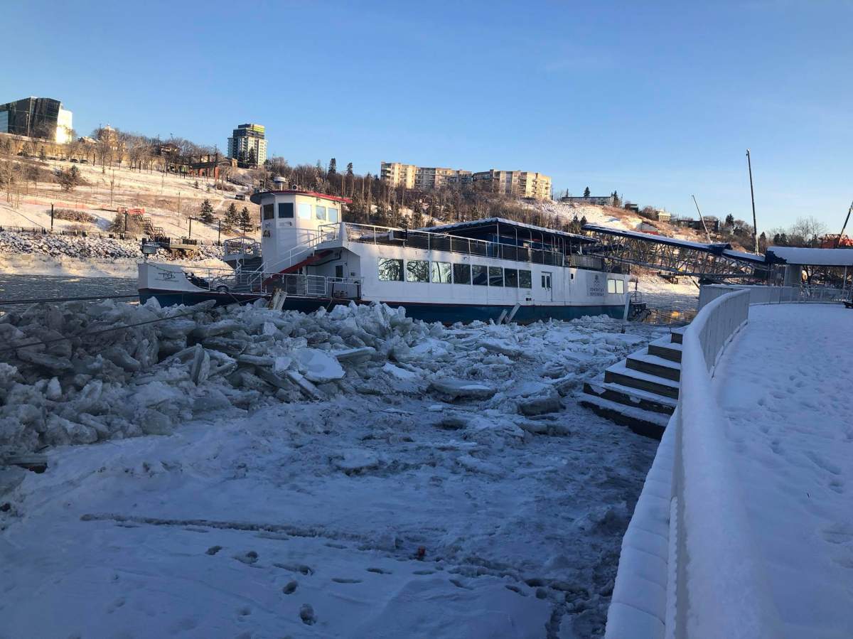 The Edmonton Riverboat owners shared these photos on Facebook Thursday, Dec. 5, 2019.