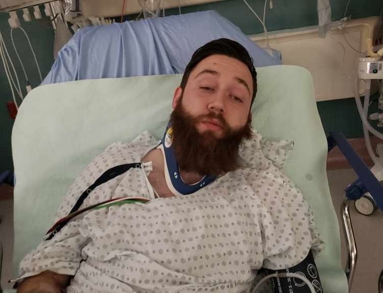 Adam Fortier, 26, an employee at the Edmonton Valley Zoo, is in the hospital after being struck by a vehicle. Dec. 11, 2019.