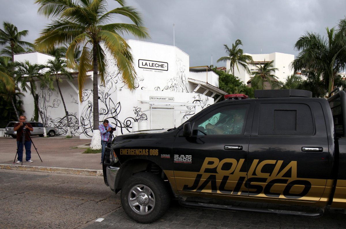 A police vehicle is seen in Mexico's Jalisco state in a 2016 file photo.