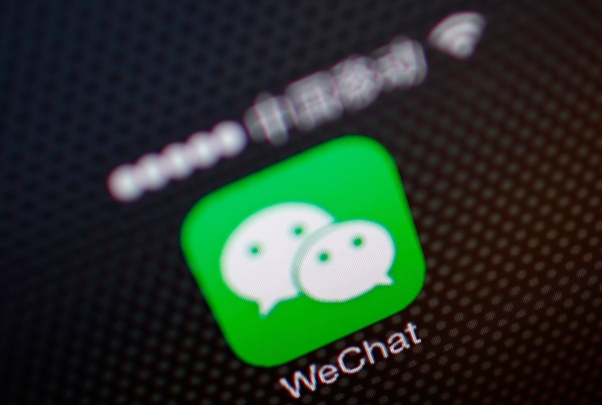 A picture illustration shows a WeChat app icon in Beijing, December 5, 2013.  