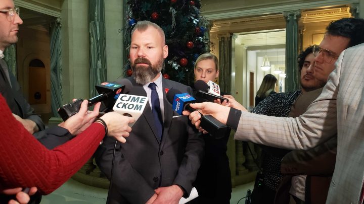 Saskatchewan Environment Minister Dustin Duncan discusses early plans to explore adding nuclear energy to the province's power grid on Dec. 2, 2019.