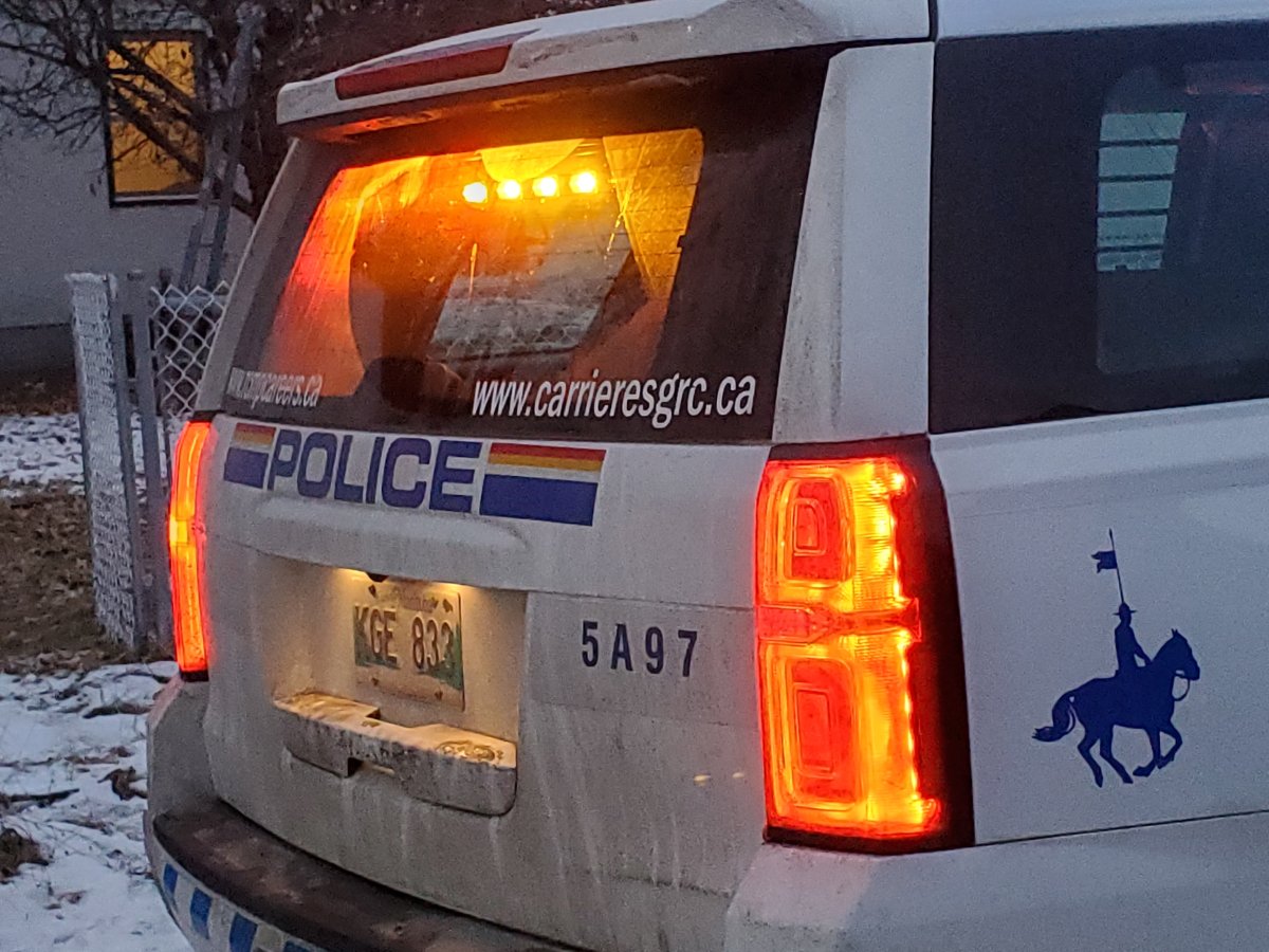 A Manitoba RCMP police vehicle.