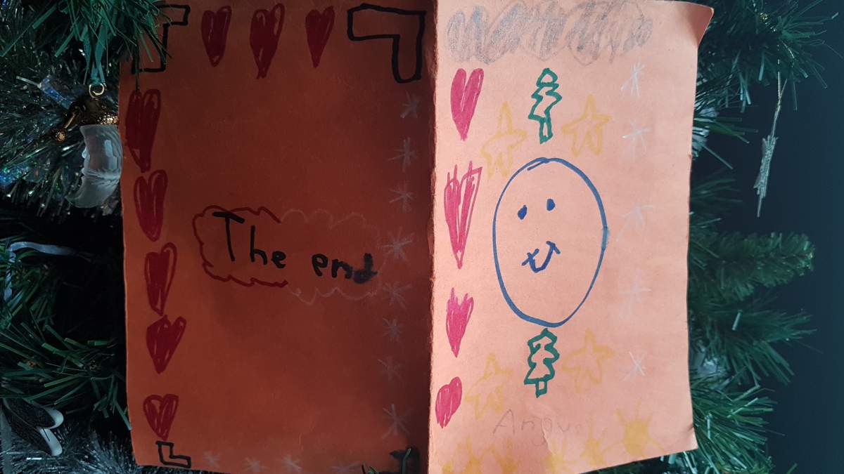 In 2003, a couple found this Christmas card in their mailbox from a student who attended the school across the street. Now the Rookes’ are hoping to find Angus, to thank him for the years of laughter he provided.