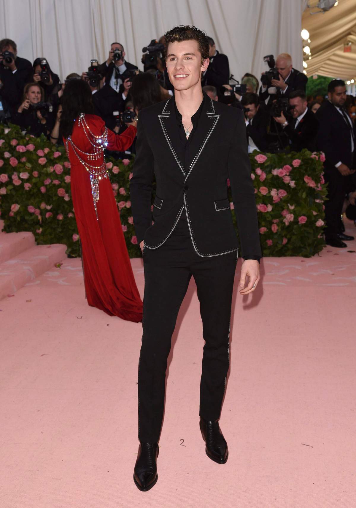 Shawn Mendes attended the Metropolitan Museum of Art’s Costume Institute benefit gala on May 6, 2019 in New York.