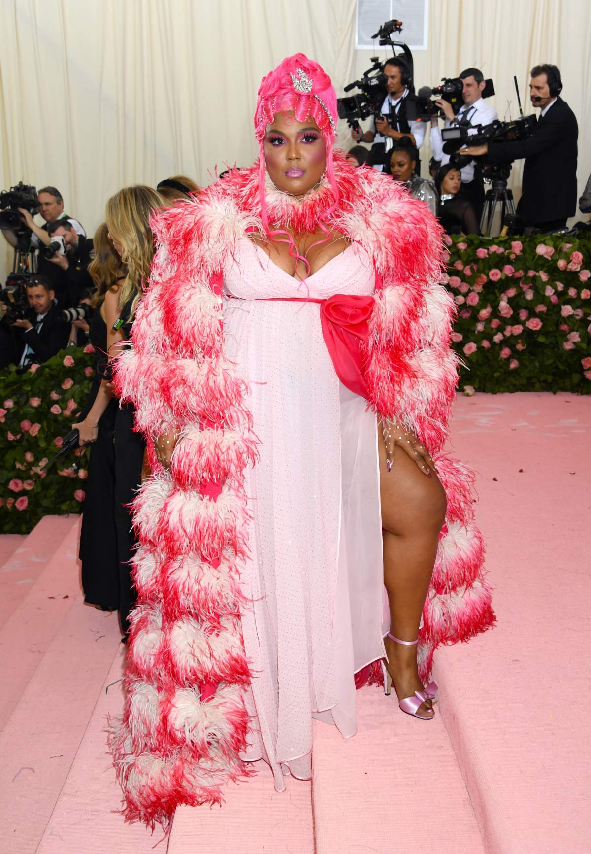 Lizzo attended the Metropolitan Museum of Art Costume Institute Benefit Gala 2019 in New York.