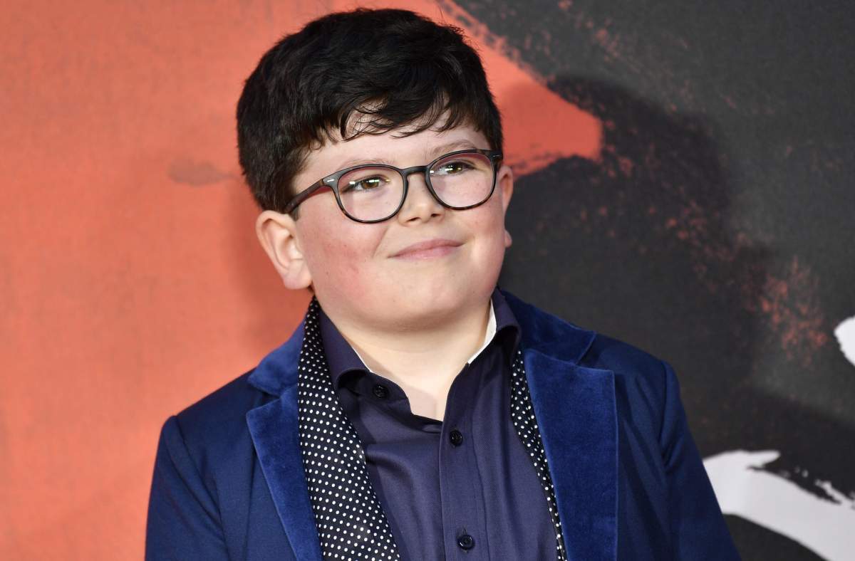 Archie Yates attends the European Premiere of ‘Jojo Rabbit in Leicester Square in London, England, on Oct. 5, 2019.