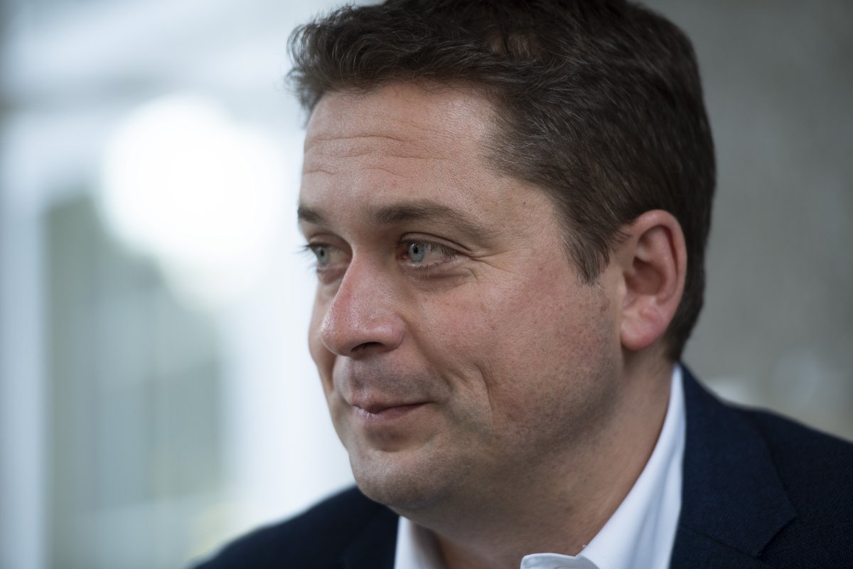 Conservative Leader Andrew Scheer participates in an interview reflecting on the 2019 federal election in Ottawa, on Thursday, Oct. 24, 2019.