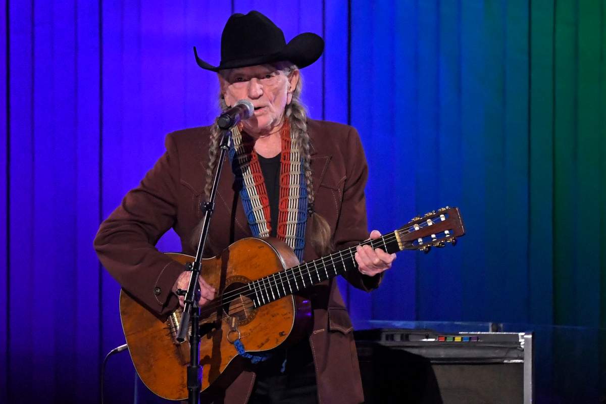 In this Nov. 13, 2019, file photo, Willie Nelson performs in Nashville, Tenn.