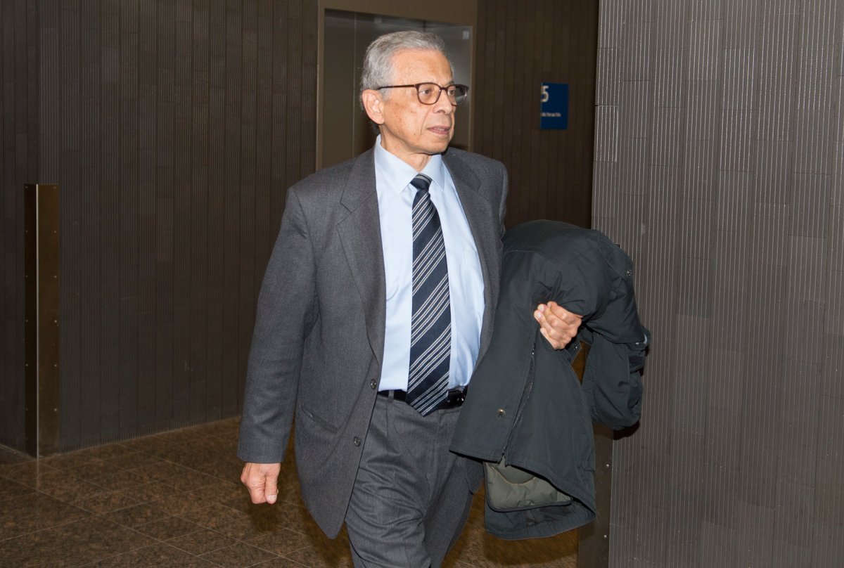 Former SNC-Lavalin vice-president Sami Bebawi is shown at the courthouse in Montreal, Thursday, December 19, 2019, for pre-sentencing arguments. Bebawi was found guilty recently on charges including fraud, corruption of foreign officials and laundering proceeds of crime.