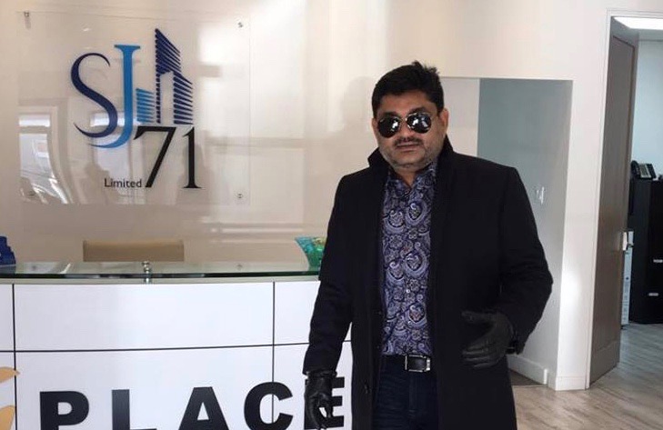 Md. Tarekh Rana at the office of his Ajax business SJ71Ltd.