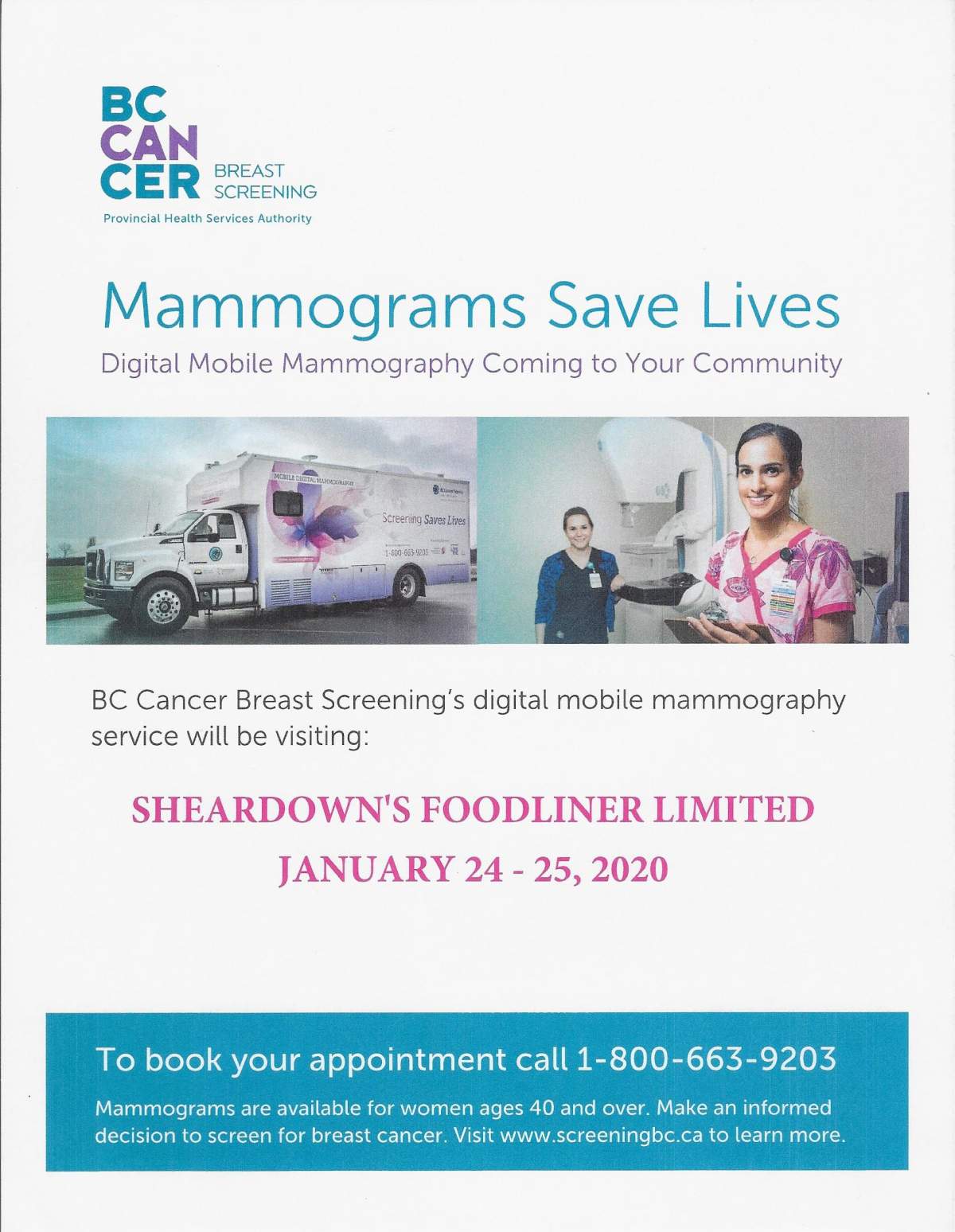 BC Cancer Breast Screening - image