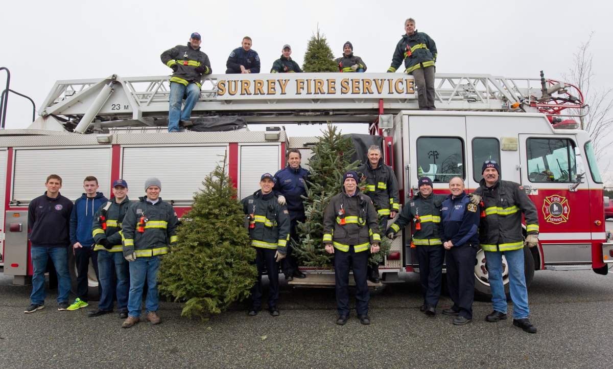 Surrey Firefighters Annual Tree Chip - image