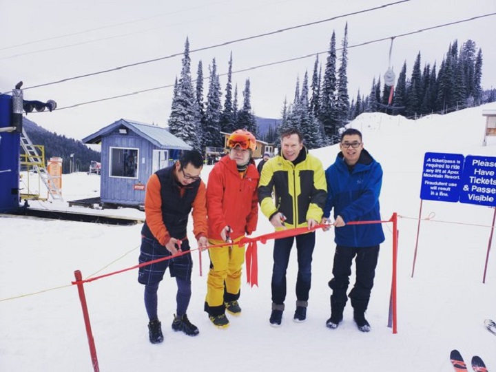 Apex Mountain Resort near Penticton opened for the ski season on Saturday.