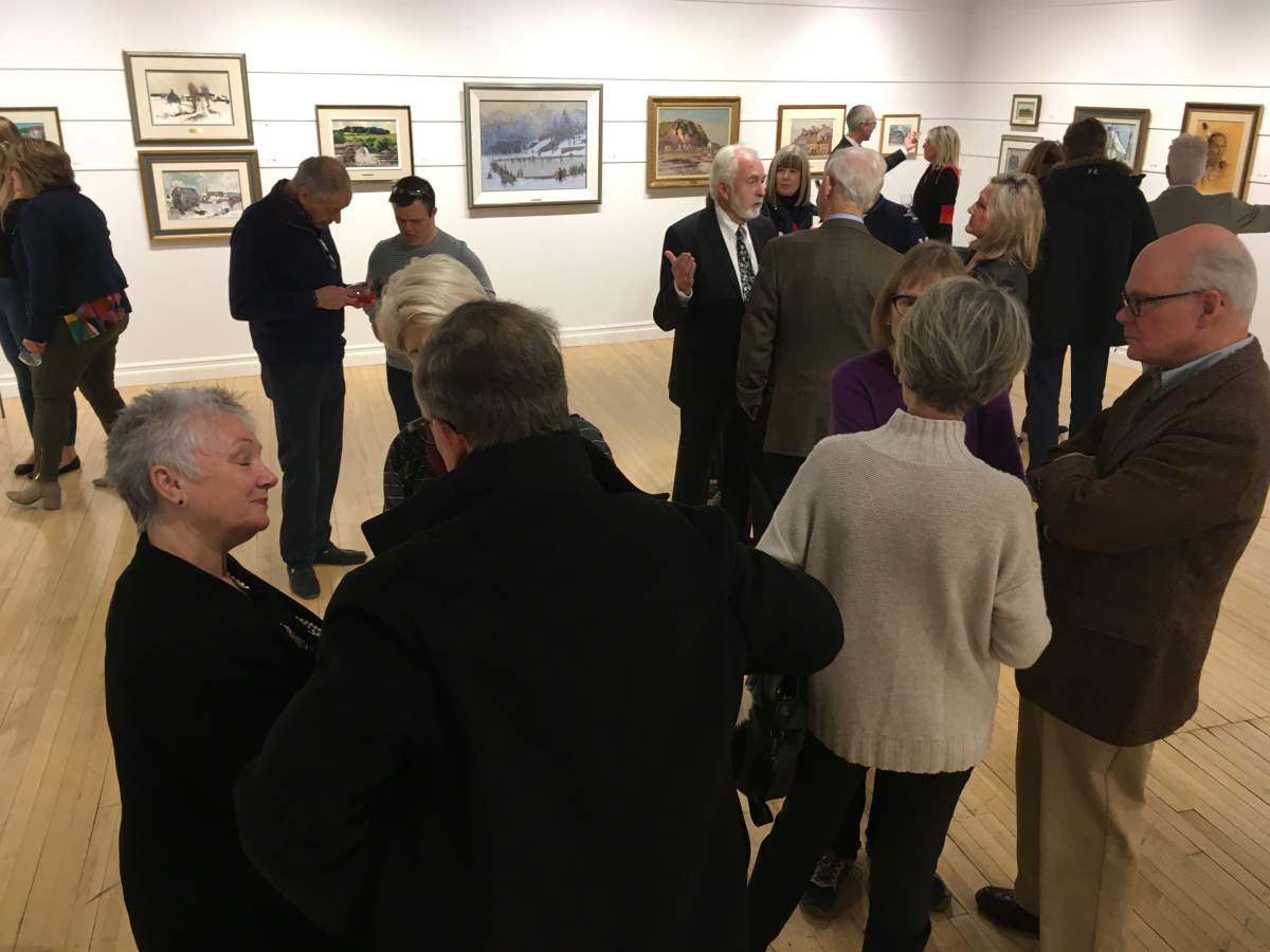 Art enthusiasts get ready for the auction in support of The CancerCare Manitoba Foundation.