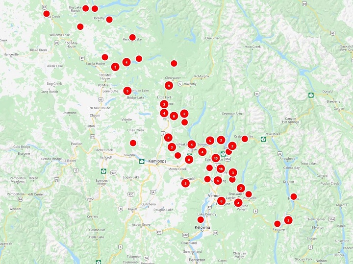 BC Hydro says it is working to restore power following an overnight snowstorm that blanketed much of B.C.’s Interior, but residents in the hardest hit areas should prepare to be without power overnight.