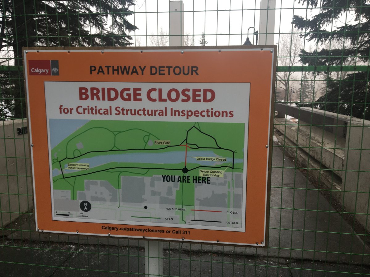 The Jaipur Bridge in Calgary's Prince's Island Park is set to be replaced.