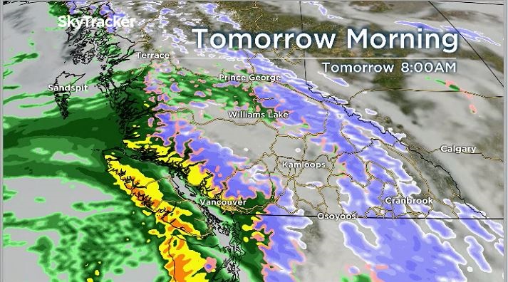 Heavy rainfall expected to hit Metro Vancouver on New Year’s Eve - image