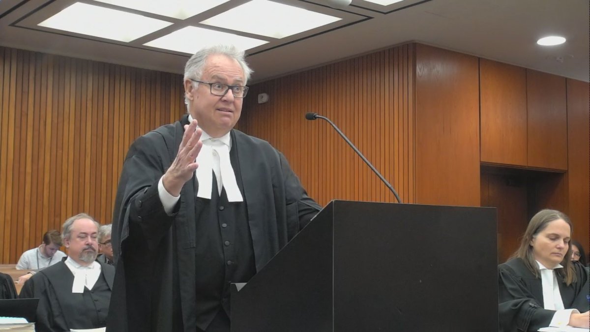 An Alberta Court of Appeal hearing over the constitutionality of the federal carbon tax live streamed in Edmonton Monday, Dec. 16, 2019.