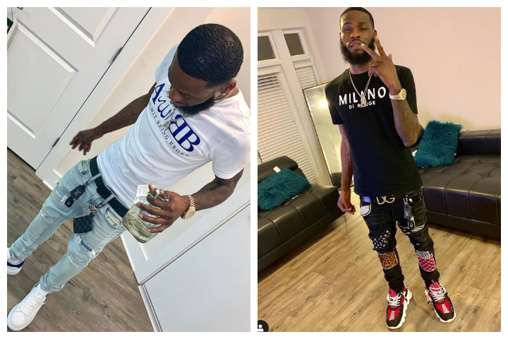 Arlando Henderson is shown in these photos from his Instagram account posted in July 2019.