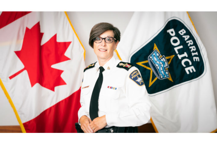 Kimberley Greenwood became the chief of the Barrie Police Service in 2013.