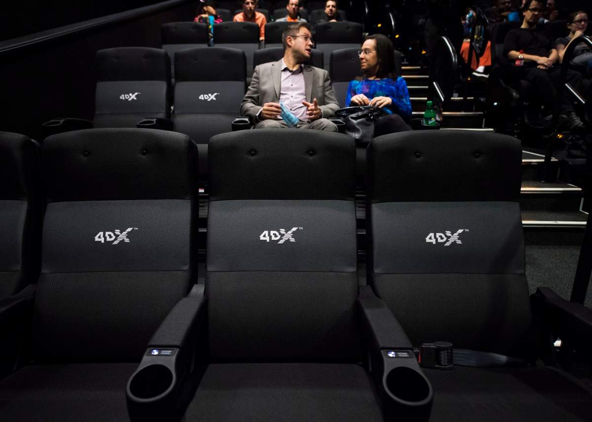 The first 4DX theatre is launched in Toronto in 2016.