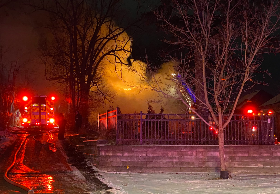 Fire crews battle a late night blaze in London, Ont. that caused $1 million in damage.