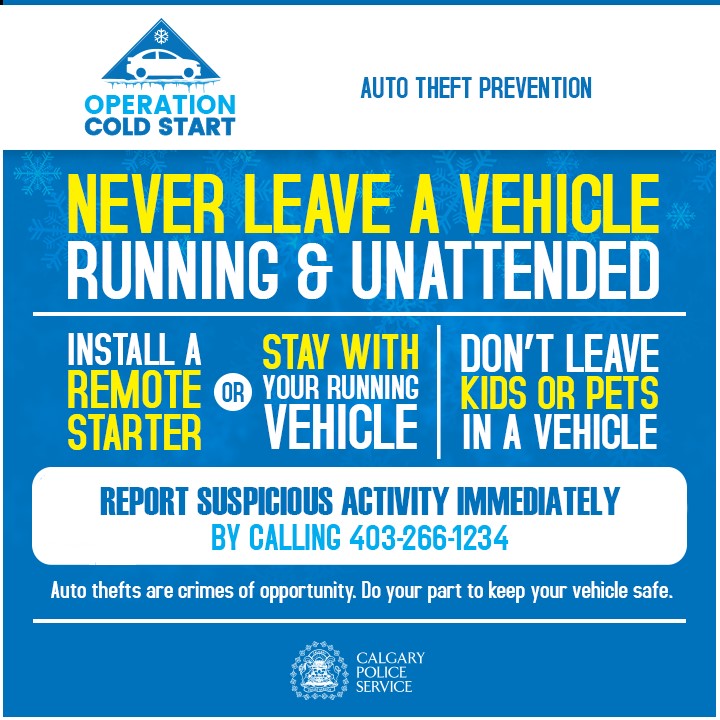 Gone in 60 seconds: Police warn Calgary drivers not to leave running vehicles unlocked - image