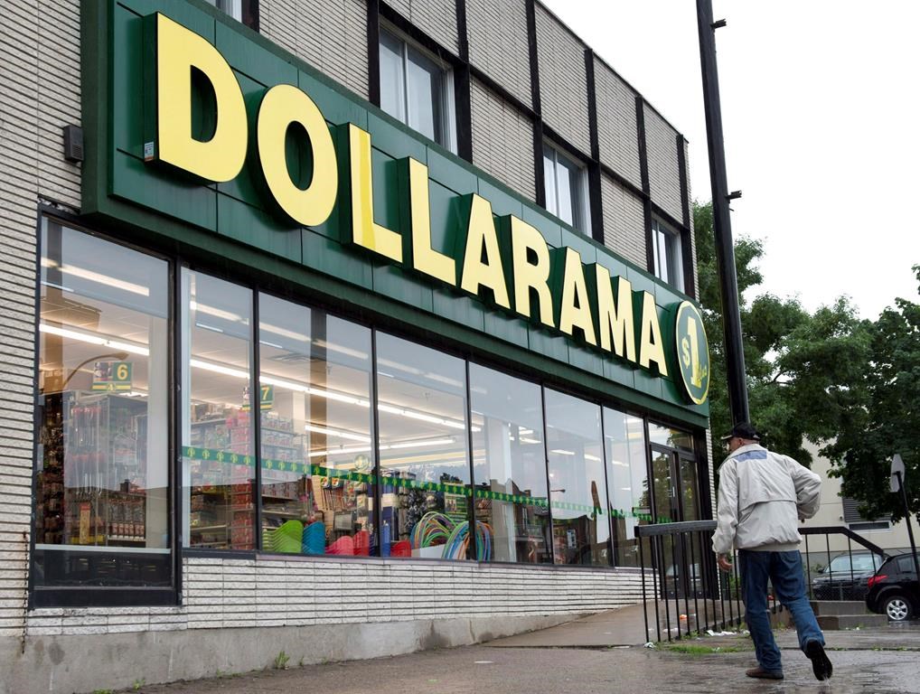 A Dollarama store is seen Tuesday, June 11, 2013 in Montreal.