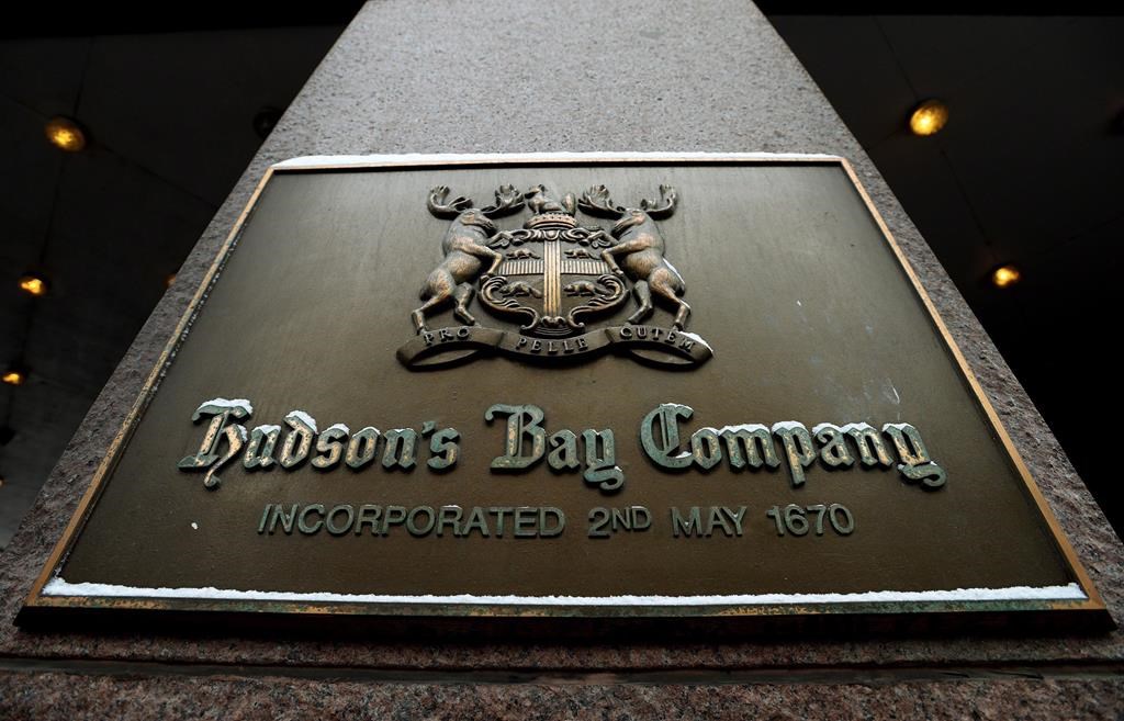 The Toronto flagship Hudson Bay Company store is shown in Toronto on Monday, January 27, 2014. 