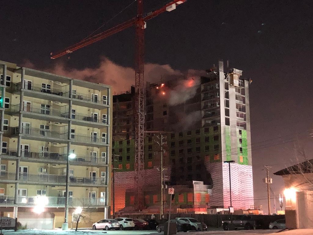 The late 2019 fire at this under-construction high-rise was used as an example by Coun. Janice Lukes as to why Waverley West needs a local fire station.