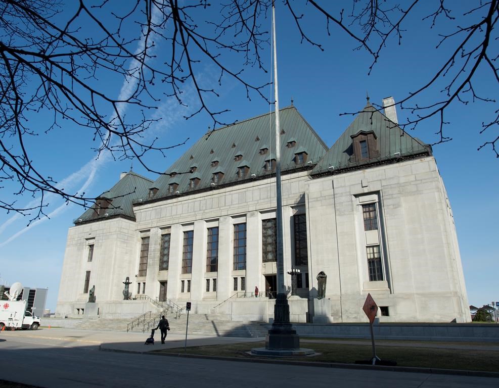 The Supreme Court of Canada is seen Friday, April 25, 2014 in Ottawa. THE CANADIAN PRESS/Adrian Wyld.
