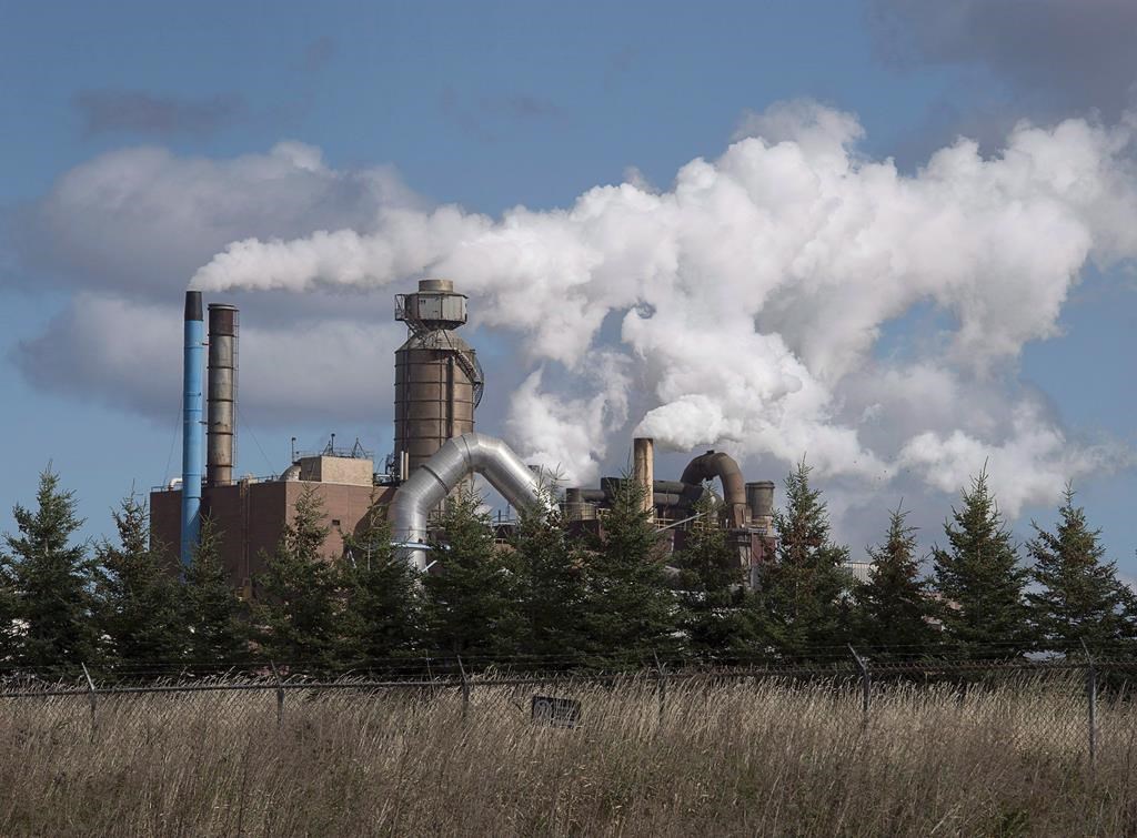 The Northern Pulp Nova Scotia Corporation mill is seen in Abercrombie, N.S. on Wednesday, Oct. 11, 2017.
