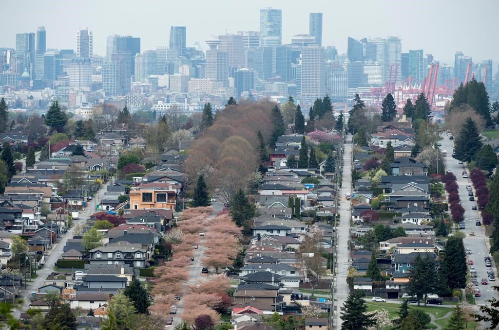 Homes are pictured in Vancouver on Tuesday, April 16, 2019.
