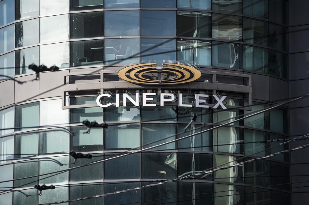 Cineplex Odeon Theatre at Dundas Square in Toronto on Monday, Dec. 16, 2019.