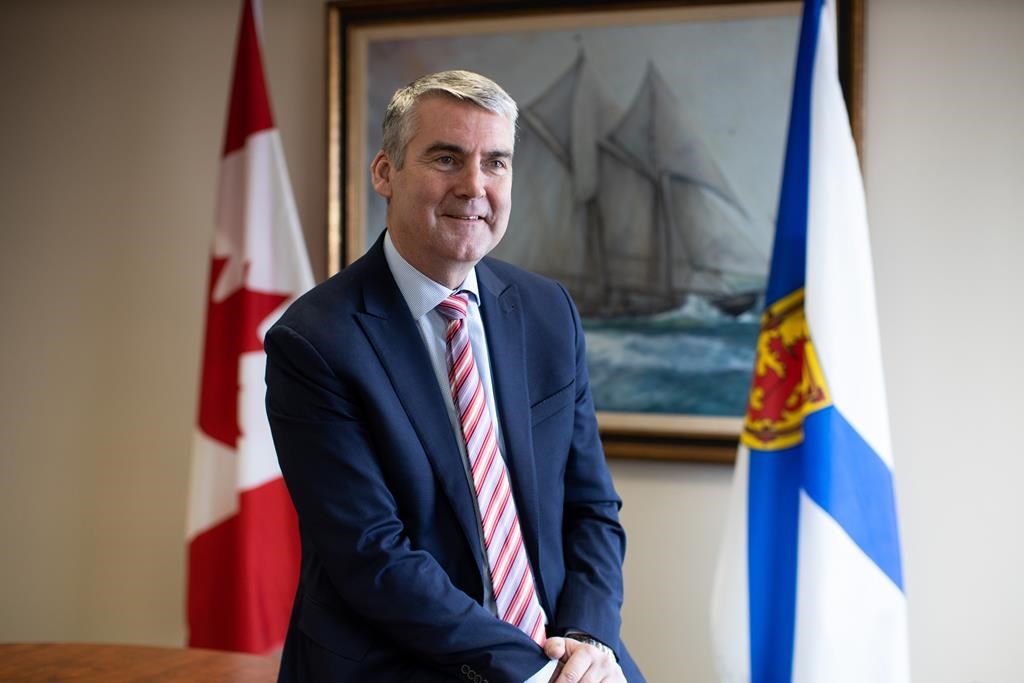 Premier Stephen McNeil answers questions at a year-end media interview in a meeting room at the Office of the Premier in Halifax on Wednesday, Dec. 18, 2019.